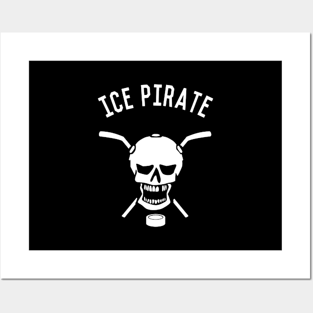 Ice Pirate Hockey Wall Art by Flippin' Sweet Gear